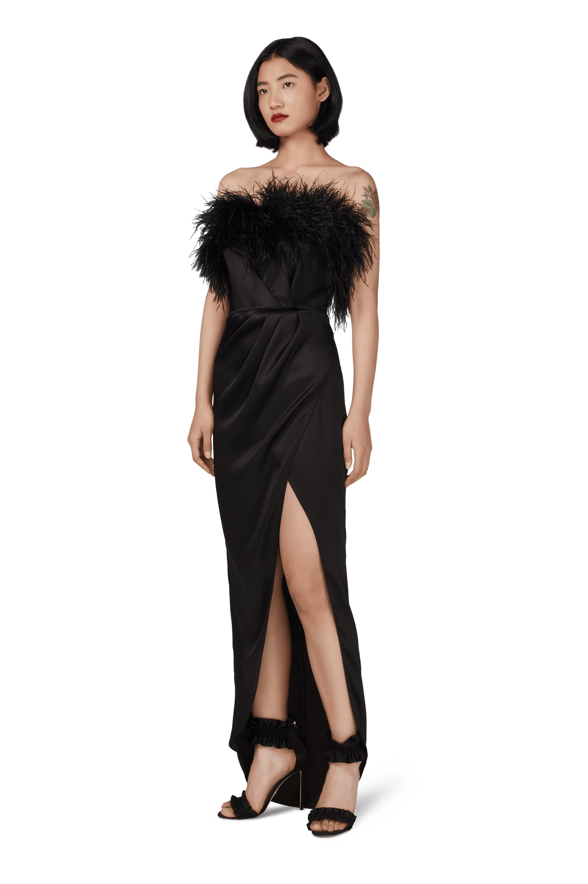 Feather Drape Dress | Ready-To-Wear | Ralph & Russo